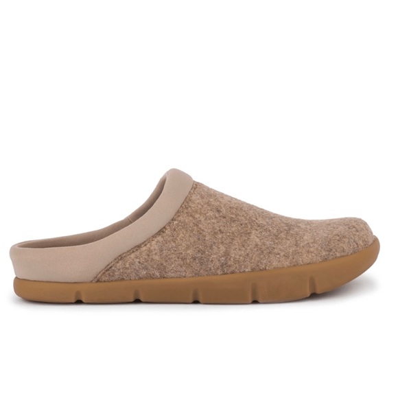 KALSO Other - KALSO Earth Dayo Wool Felt Negative Heel Clogs / Mules - Beige